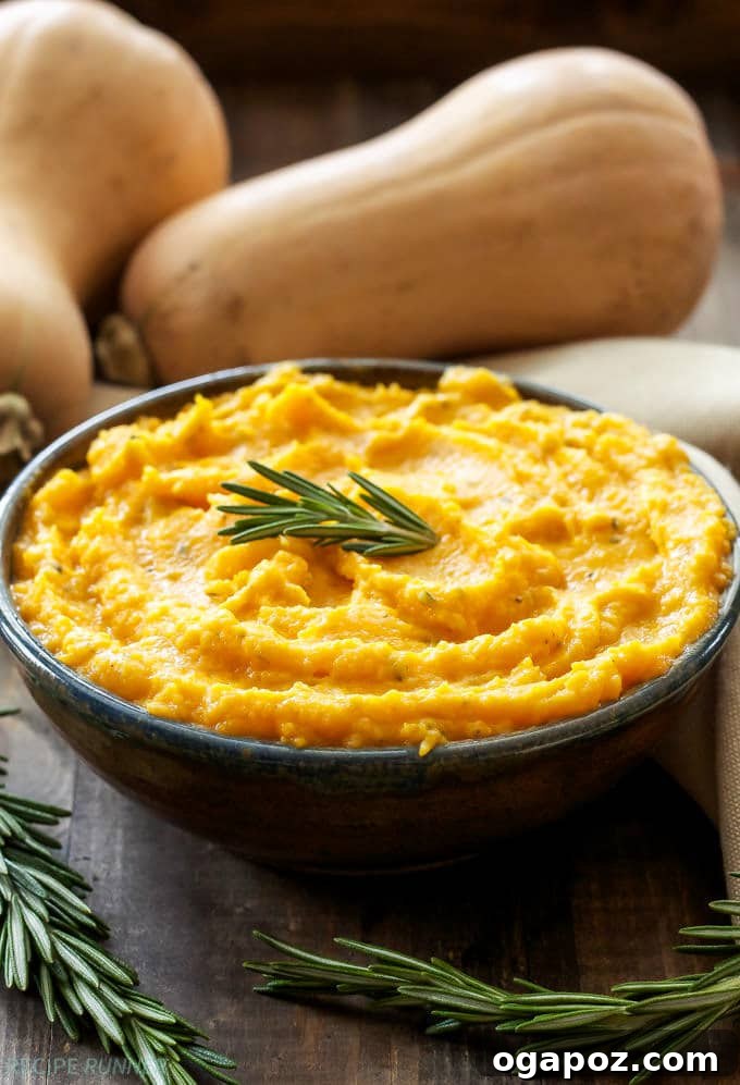 15 Flavorful Side Dishes, Made Easy 14 Mashed Butternut Squash with Goat Cheese and Rosemary