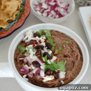 Black Bean Dip with Queso Fresco