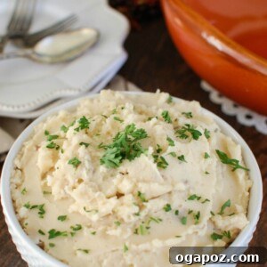 Slow Cooker Gouda Mashed Potatoes