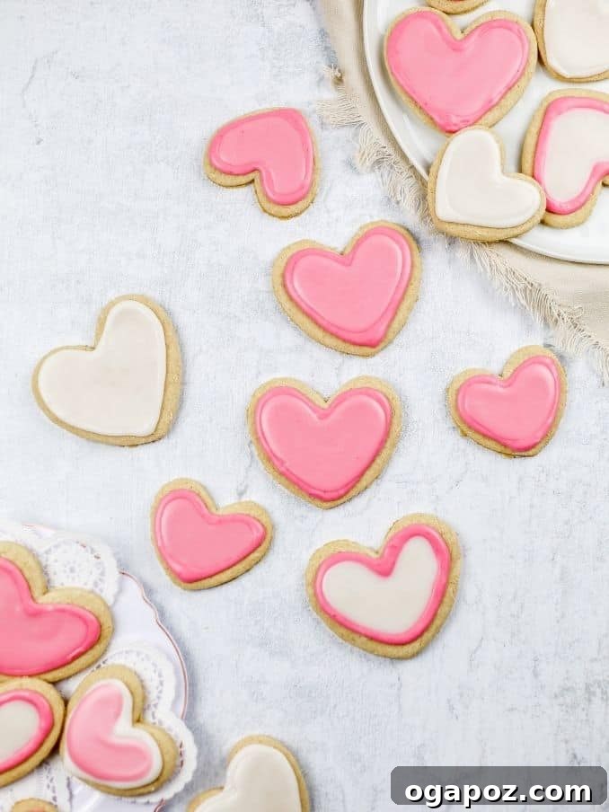 Sweetheart Sugar Cookies Effortless Valentine's Delights 11 decorated ginger sugar cookies