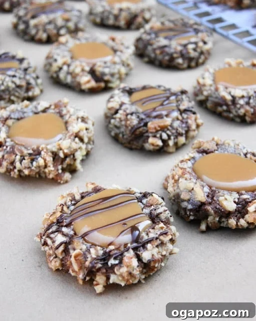 23 Essential Holiday Cookies to Bake This Season 14 Decadent turtle cookies featuring a rich base, gooey caramel, crunchy pecans, and a chocolate drizzle.