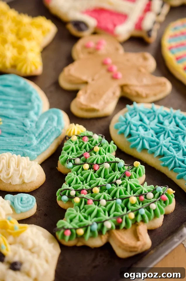 23 Essential Holiday Cookies to Bake This Season 24 Classic old fashion sour cream cut-out cookies, ready for festive decorating with icing and sprinkles.