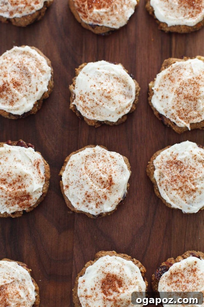 23 Essential Holiday Cookies to Bake This Season 4 Gluten-free spiced persimmon cookies adorned with tart cranberries and crunchy walnuts, perfect for fall and winter.