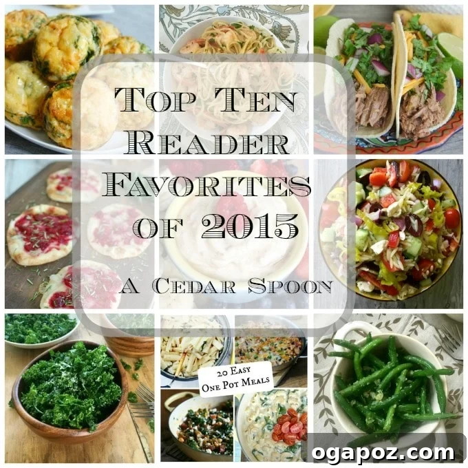 Our Readers Top Picks of 2015 2 A Cedar Spoon's Top Ten Reader Favorite Recipes of 2015