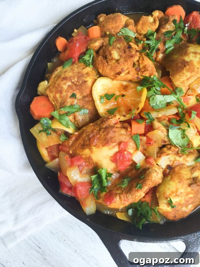 My 2015 Recipe Vault: The 15 Most Delicious Dishes 16 Juicy Moroccan Chicken Thighs seasoned with aromatic spices, fresh herbs, and lemon, served hot and ready to enjoy