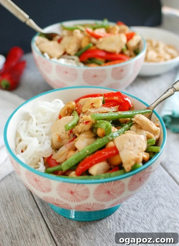 Vibrant Lemongrass Chicken Noodle Bowls 2 Delicious and healthy Lemongrass Chicken Noodle Bowls, perfect for dinner