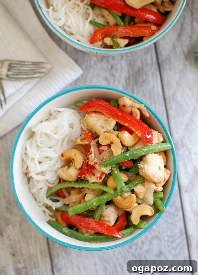 Vibrant Lemongrass Chicken Noodle Bowls 6 Lemongrass Chicken Noodle Bowls, presented as an easy and quick dinner idea!