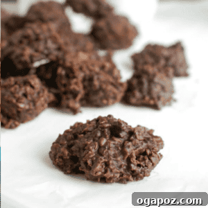 No Bake Cookie Recipe, a delightful and easy dessert option.