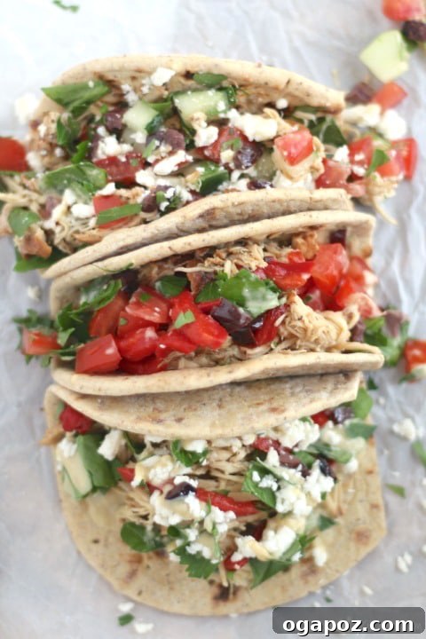 26 Effortless Slow Cooker Dinners 19 THK-Greek-Tacos7