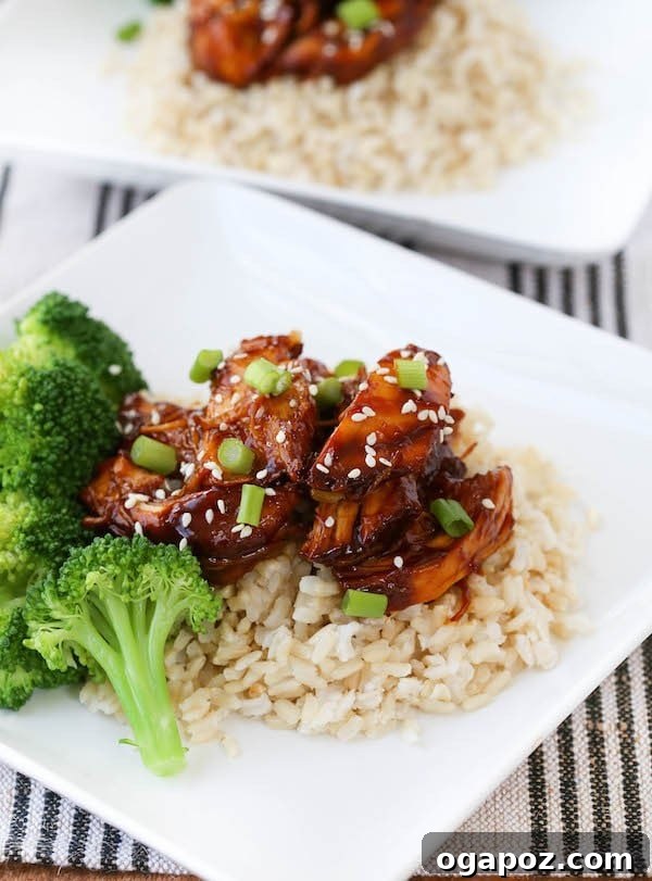 26 Effortless Slow Cooker Dinners 6 Slow_Cooker_Chicken_Teriyaki-4-600x811