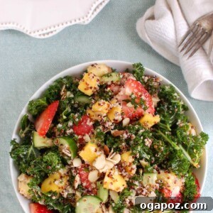 Paradise Kale Quinoa Power Bowl 5 Tropical Kale Quinoa Salad - healthy salad