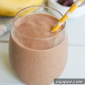Golden Banana Date Delight 6 Banana Date Smoothie
