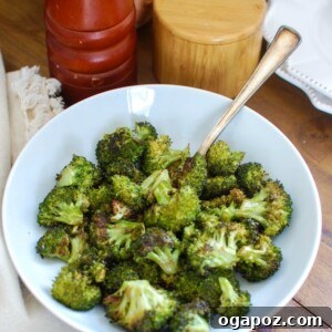 Simple Roasted Broccoli - healthy side dish