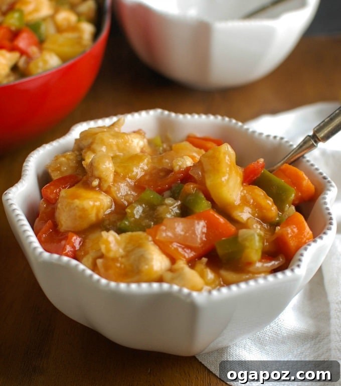 Guilt-Free Sweet and Sour Chicken 2 Lighter Sweet and Sour Chicken - dinner