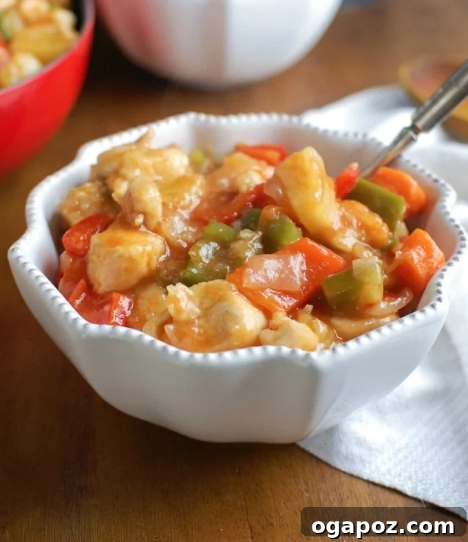 Guilt-Free Sweet and Sour Chicken 4 Lighter Sweet and Sour Chicken - simple dinner