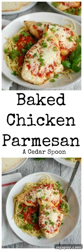 Golden Baked Chicken Parmesan 7 Baked Chicken Parmesan - mouthwatering