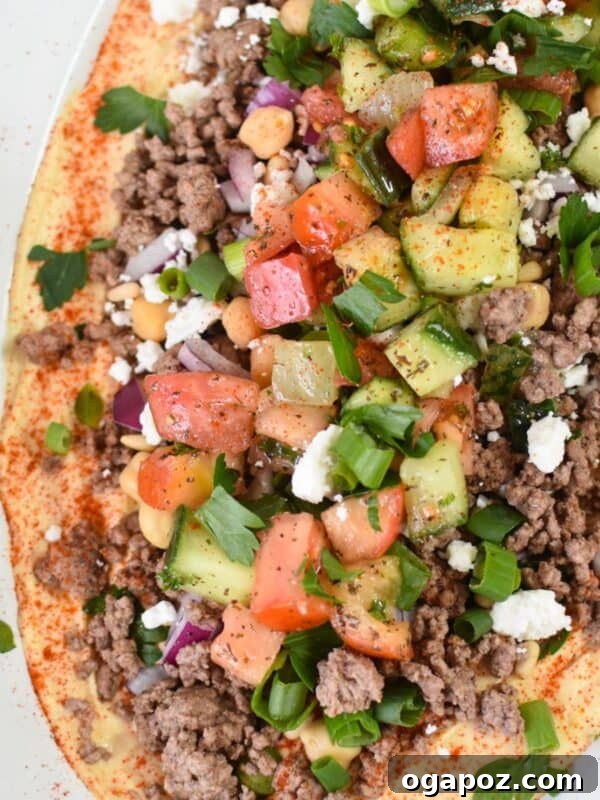 Refreshing Cucumber Hummus Snacks 7 Ground Beef Layered Hummus