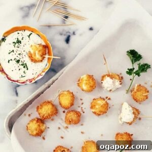 Crispy Mozzarella Bites with Zesty Jalapeño Ranch 5 Crispy homemade mini mozzarella sticks served with spicy jalapeno ranch dip.