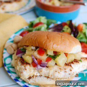 Macadamia Coconut Crusted Chicken with Pineapple Salsa