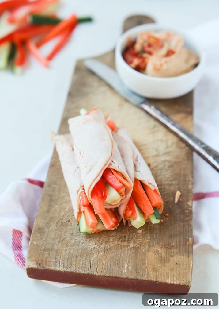 32 Delicious Wholesome Recipes Kids Will Adore 14 Gluten-Free Veggie Turkey Rollups, high-protein and flavorful roll-ups for a healthy meal.