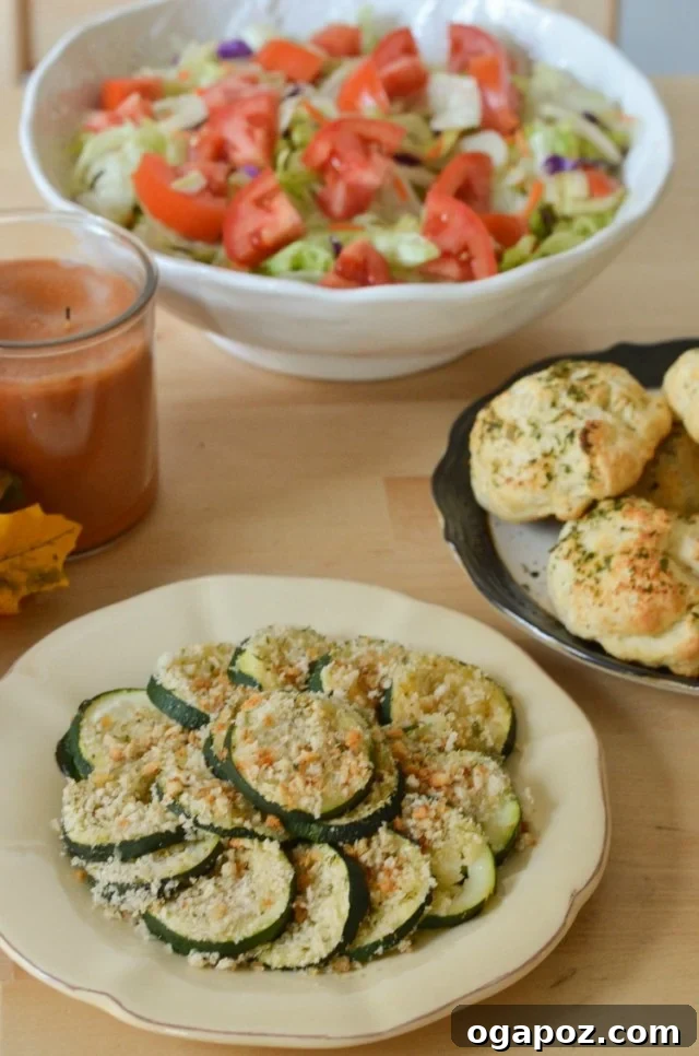 32 Delicious Wholesome Recipes Kids Will Adore 17 Panko and Parmesan Crusted Baked Zucchini, a healthy and crispy side dish or snack.