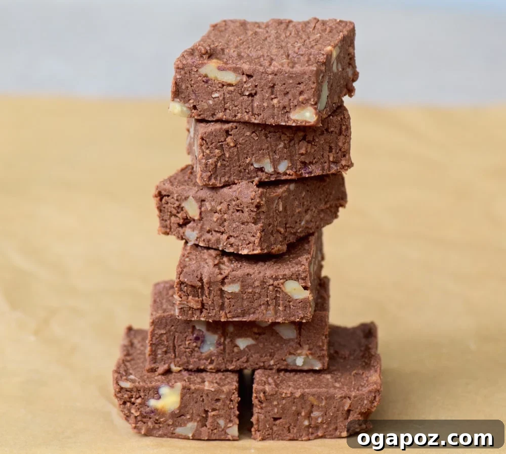 32 Delicious Wholesome Recipes Kids Will Adore 31 Healthy Lentil Mint Fudge, a unique and nutritious sweet treat.
