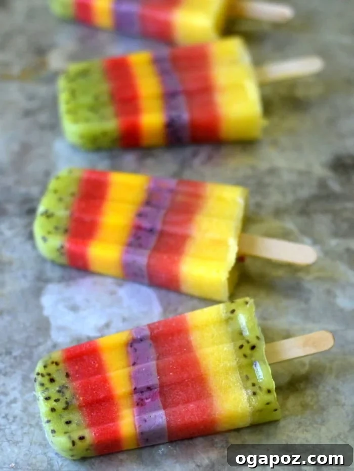 32 Delicious Wholesome Recipes Kids Will Adore 32 Whole Fruit Popsicles, vibrant and naturally sweet frozen treats.