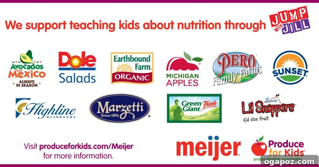 Wholesome Slow-Cooked Turkey and Kale Chili 4 Meijer logo, representing the partnership with Produce for Kids.