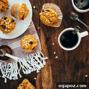 Delicious Carrot Oatmeal Muffins