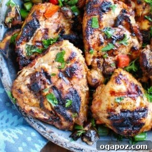 Grilled Shish Tawook with Mediterranean Eggplant Salad