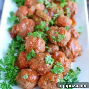 Slow Cooker Mediterranean Beef Meatballs 1200 x 1200