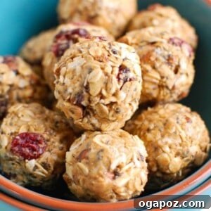 Cranberry Almond Energy Bites, a healthy and easy-to-make snack.