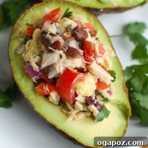 Mexican Tuna Stuffed Avocados 1200 x 1200