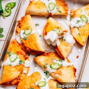 Crispy Baked Chicken Tacos