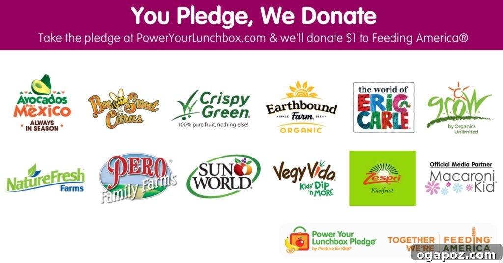 Sweet Banana Spirals 6 Sponsors of the Power Your Lunchbox Pledge campaign