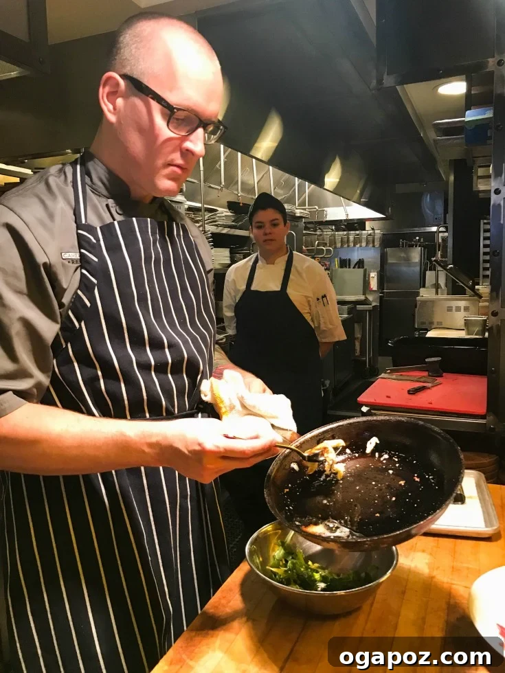 Perfectly Grilled Beef: 9 Expert Techniques 10 Chef Peter Chapman demonstrating beef cooking techniques during a class at The Guild House.
