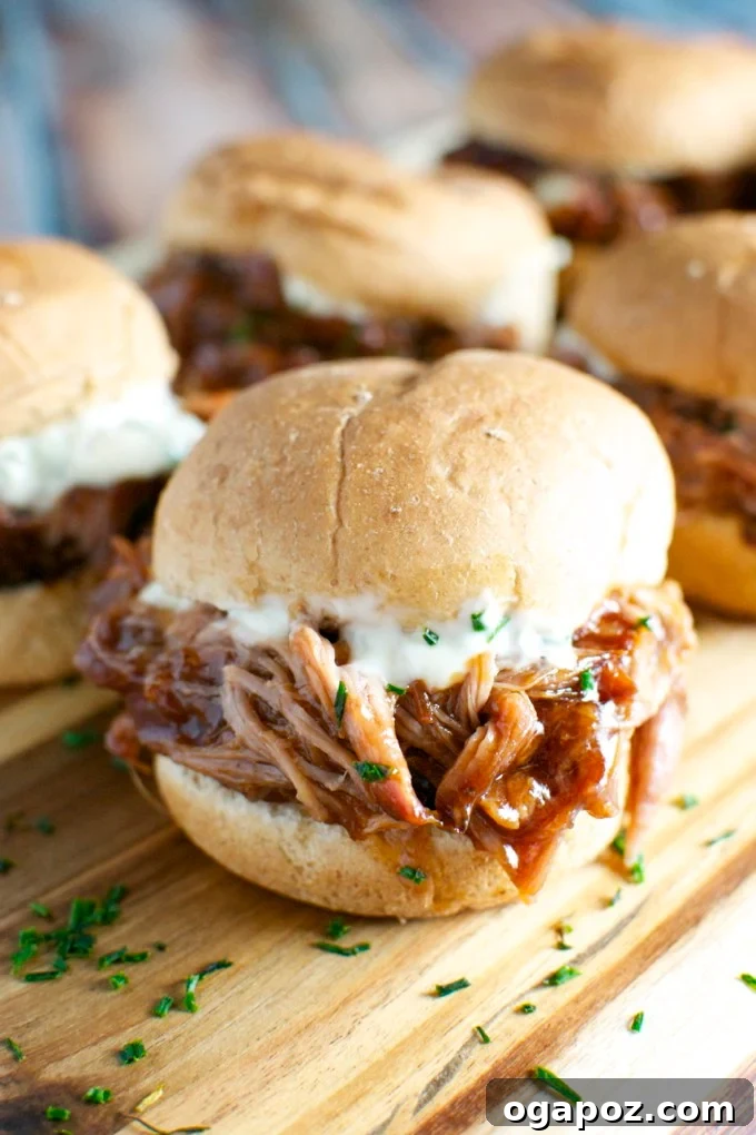 Pulled Pork Sliders with Garlic Aioli