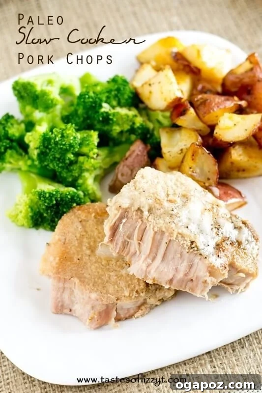 Paleo Slow Cooker Pork Chops