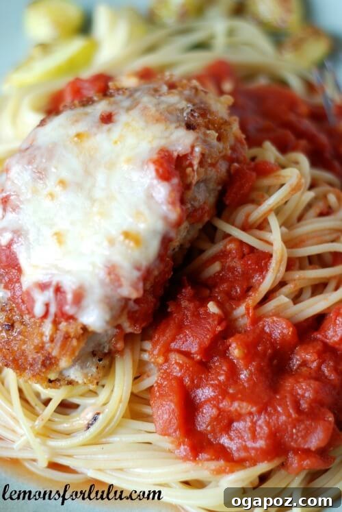 Pork Parmesan with Homemade Marinara Sauce