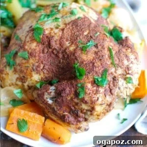 Slow Cooker Mediterranean Whole Chicken