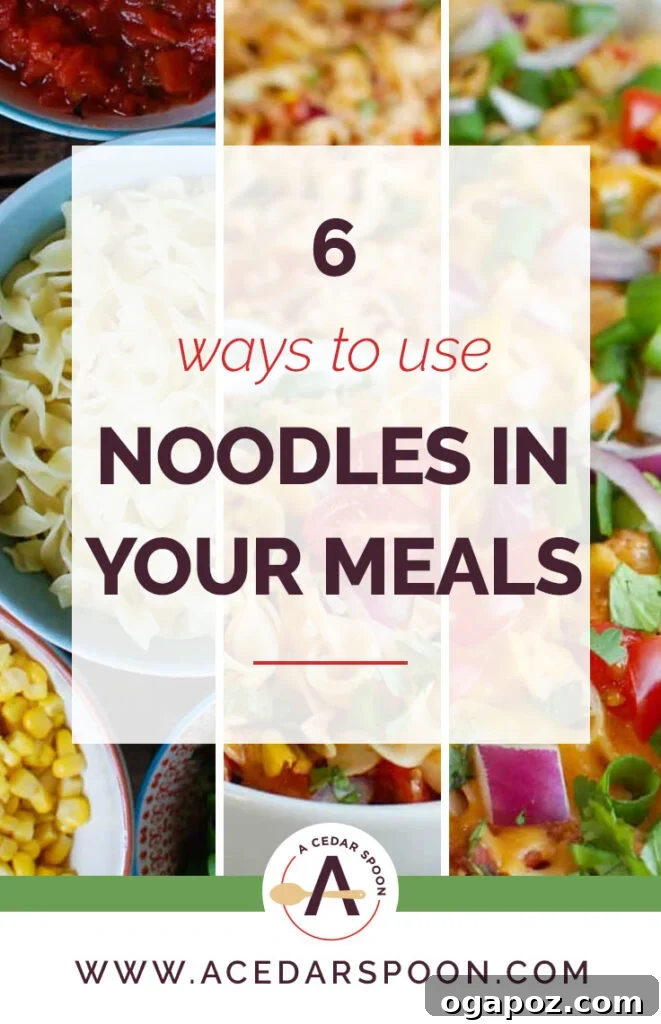 6 Noodle Hacks to Elevate Your Weekly Meals 2 Delicious noodles ready to be incorporated into family meals.