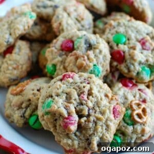 Peanut Butter Pretzel Chocolate Chip Cookies