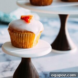 Grapefruit Yogurt Muffins