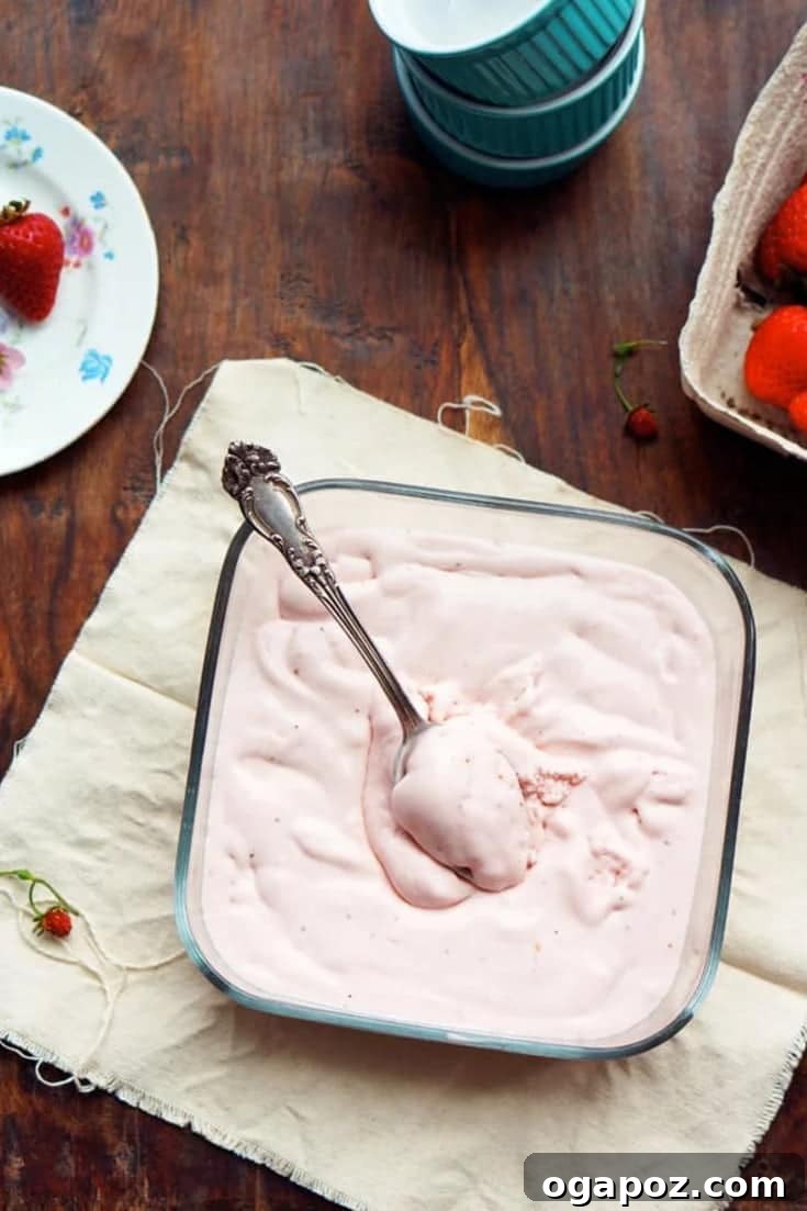 Roasted Strawberry Buttermilk Dream 6 This homemade, no churn, Roasted Strawberry Buttermilk Ice Cream is so creamy and refreshing. The strawberries are roasted to deepen their flavour. Try this frozen treat recipe this summer!