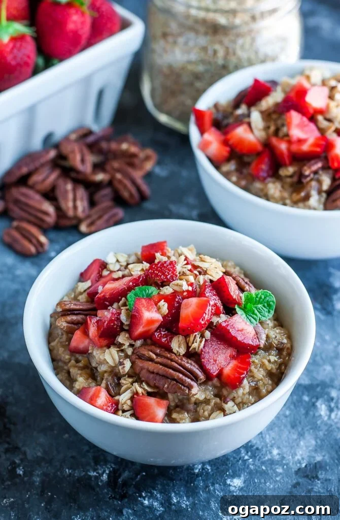13 Instant Pot Recipes You'll Make Again and Again 11 Instant Pot Strawberry Trail Mix Oatmeal, a wholesome and quick breakfast option.
