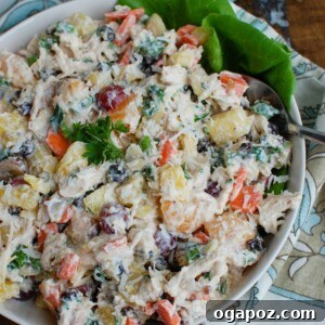 Tropical Chicken Salad Top View