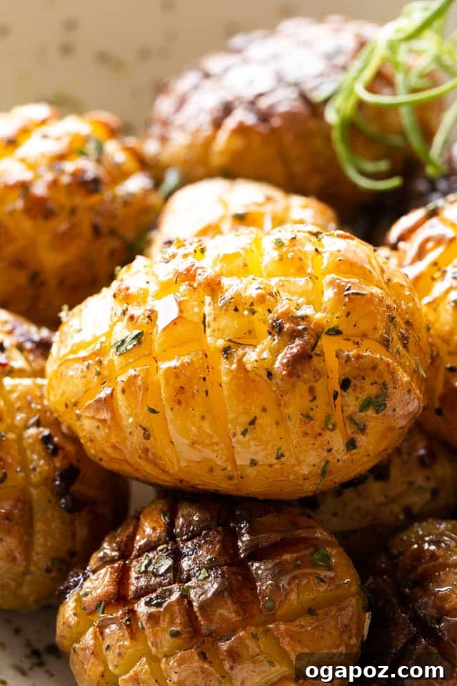 31 Delicious Side Dishes for Your Meatloaf Dinner 22 Hedgehog potatoes, artfully cut and roasted.