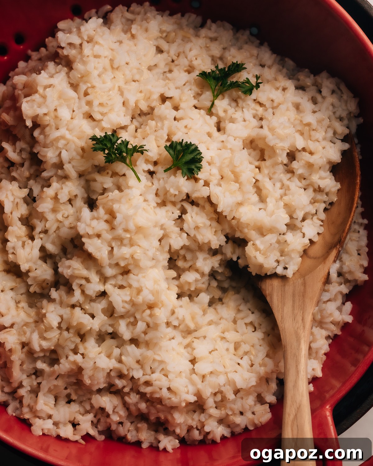 Effortless Healthy Sides for Meatloaf 35 Delicious Choices 12 A bowl of perfectly cooked brown rice, fluffy and tender, ready to accompany a savory main dish.
