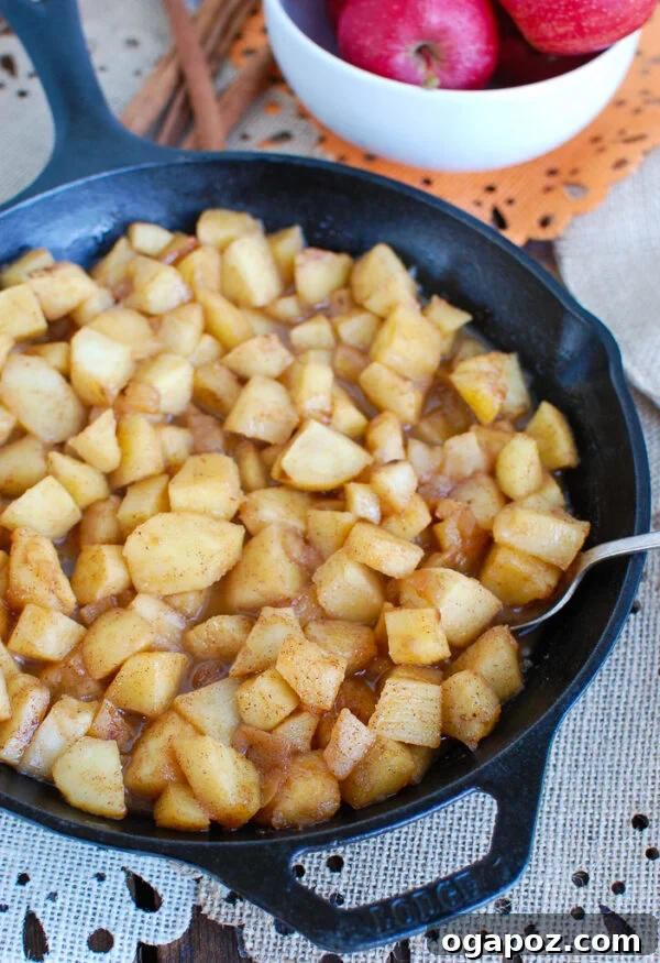 Golden Skillet Apples 3 Easy Skillet Apples in Skillet cooking
