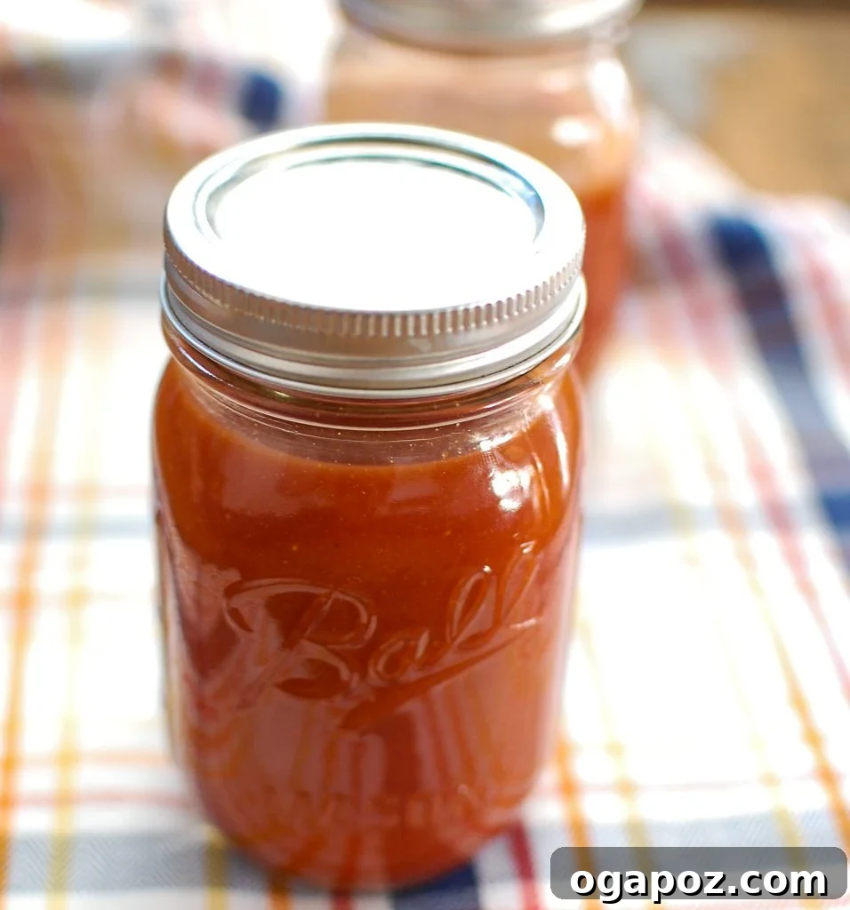 Homemade Barbecue Sauce: An Ohio Hog Farm Adventure 3 Two jars of Homemade Barbecue Sauce